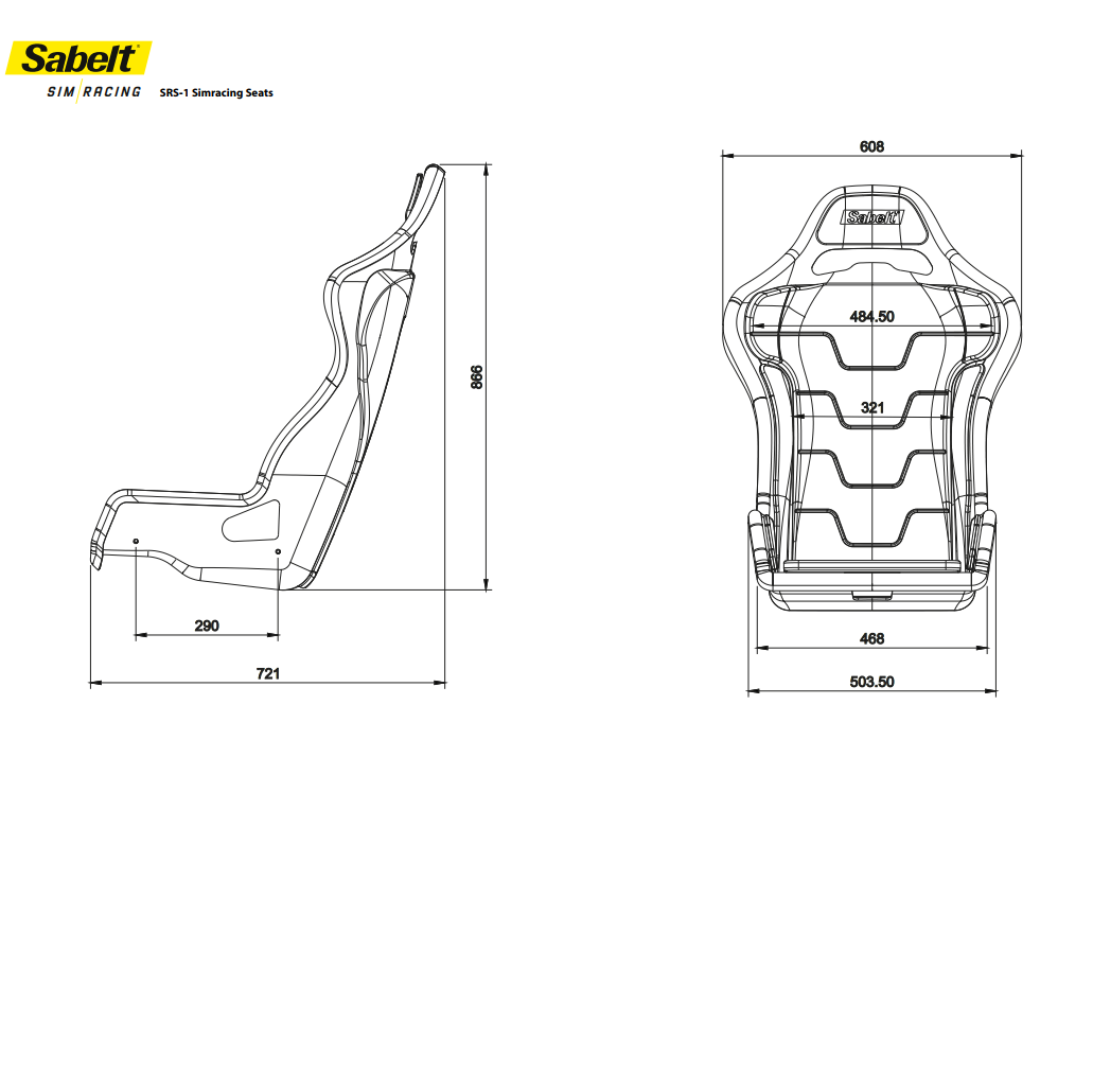 Butaca S-Series SRS-1 Yellow